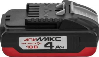 Батарея аккумуляторная Интерскол АПИМАКС-4,0/18И 18В 4Ач Li-Ion (2400.104) - купить недорого с доставкой в интернет-магазине