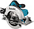 Циркулярная пила (дисковая) Makita HS7611K 1600Вт (ручная) D диска.:190мм