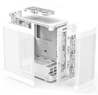 Корпус Zalman i4 белый без БП ATX 2x120mm 6x140mm 1xUSB2.0 2xUSB3.0 audio bott PSU - купить недорого с доставкой в интернет-магазине