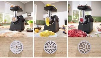 Мясорубка Bosch MFWS440B 1900Вт черный - купить недорого с доставкой в интернет-магазине
