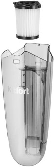 Пылесос ручной Kitfort КТ-509 650Вт серый - купить недорого с доставкой в интернет-магазине