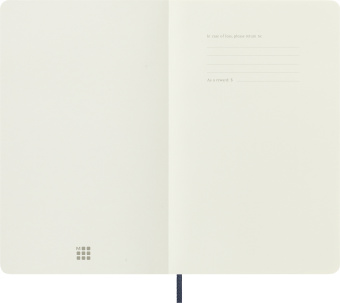 Блокнот Moleskine CLASSIC SOFT QP619B20 Large 130х210мм 192стр. пунктир мягкая обложка синий сапфир - купить недорого с доставкой в интернет-магазине