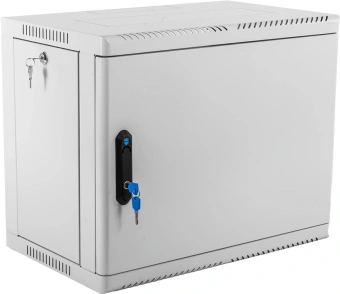 Шкаф коммутационный ЦМО (ШРН-9.500.1) настенный 9U 600x529мм пер.дв.металл 200кг серый 470мм 180град. - купить недорого с доставкой в интернет-магазине