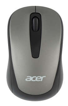 Мышь Acer OMR134 серый оптическая (1000dpi) беспроводная USB для ноутбука (2but) - купить недорого с доставкой в интернет-магазине