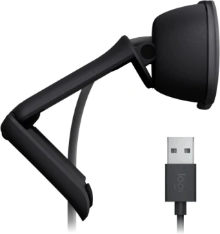Камера Web Logitech HD Webcam Brio 90 черный 2Mpix (1920x1080) USB-A с микрофоном (960-001581) - купить недорого с доставкой в интернет-магазине