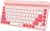 Клавиатура A4Tech FBK30 розовый USB беспроводная BT/Radio slim Multimedia (FBK30 RASPBERRY) - купить недорого с доставкой в интернет-магазине