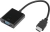 Переходник видео Premier 5-983B HDMI/VGA (f) 0.15м. черный - купить недорого с доставкой в интернет-магазине