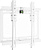 Кронштейн для телевизора Kromax IDEAL-6 белый 15"-47" макс.35кг настенный наклон