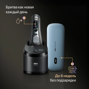 Бритва сетчатая Braun 9675cc реж.эл.:5 питан.:аккум. серебристый - купить недорого с доставкой в интернет-магазине