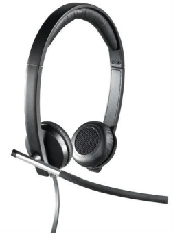 Наушники с микрофоном Logitech H650E черный 1.1м накладные оголовье (981-000519) - купить недорого с доставкой в интернет-магазине