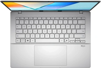 Ноутбук Asus VivoBook S14 S3407CA-LY098 Core Ultra 5 225H 16Gb SSD512Gb Intel Arc 14" IPS WUXGA (1920x1200) без ОС silver WiFi BT Cam (90NB16J1-M00770) - купить недорого с доставкой в интернет-магазине