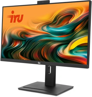Моноблок IRU 23AM 23.8" Full HD Ryzen 5 7430U (2.3) 16Gb SSD512Gb RGr CR Windows 11 Pro GbitEth WiFi BT 90W Cam черный 1920x1080 - купить недорого с доставкой в интернет-магазине