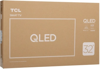 Телевизор QLED TCL 32" 32S5K-UZ черный FULL HD 60Hz DVB-T DVB-T2 DVB-C DVB-S DVB-S2 USB WiFi Smart TV - купить недорого с доставкой в интернет-магазине