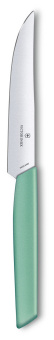 Нож кухонный Victorinox Swiss Modern (6.9006.1241) стальной столовый для стейка лезв.120мм прямая заточка мятный - купить недорого с доставкой в интернет-магазине