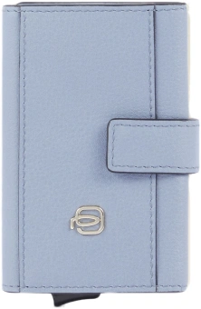 Чехол для кредитных карт Piquadro Circle PP5649W92R/AZ3 голубой натур.кожа/алюм. - купить недорого с доставкой в интернет-магазине