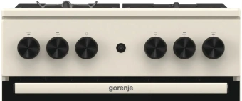Плита Газовая Gorenje GG5A12BEF бежевый (без крышки) реш.чугун - купить недорого с доставкой в интернет-магазине
