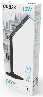 Светильник Gauss GT2012 настольный на подставке черный 10Вт - купить недорого с доставкой в интернет-магазине