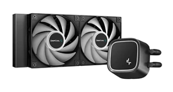 Система водяного охлаждения Deepcool LE500 RGB Soc-AM5/AM4/1200/1700/1851 черный 4-pin 18-33dB Al 220W 1238gr Ret (R-LE500-BKLNMC-G-1) - купить недорого с доставкой в интернет-магазине