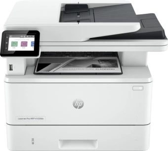 МФУ лазерный HP LaserJet Pro 4103dw (2Z627A) A4 Duplex Net WiFi белый - купить недорого с доставкой в интернет-магазине