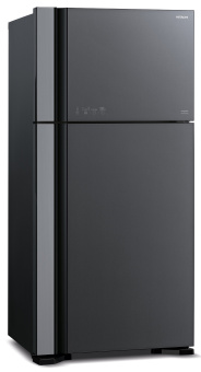 Холодильник Hitachi R-VG660PUC7-1 GGR 2-хкамерн. серый стекло инвертер - купить недорого с доставкой в интернет-магазине