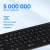 Клавиатура Оклик K614W черный USB беспроводная slim Multimedia Touch (1979327) - купить недорого с доставкой в интернет-магазине