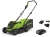 Газонокосилка ручная Greenworks GD24LM33K4 (2516107UB) - цена, купить или заказать с доставкой в интернет-магазине Газонокосилка ручная Greenworks GD24LM33K4 (2516107UB) - купить недорого с доставкой в интернет-магазине