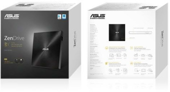 Привод DVD-RW Asus SDRW-08U9M-U черный USB slim ultra slim M-Disk Mac внешний RTL - купить недорого с доставкой в интернет-магазине