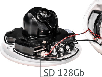 Камера видеонаблюдения IP Trassir TR-D4121IR1 3.6-3.6мм цв. корп.:белый (TR-D4121IR1 (3.6 MM)) - купить недорого с доставкой в интернет-магазине