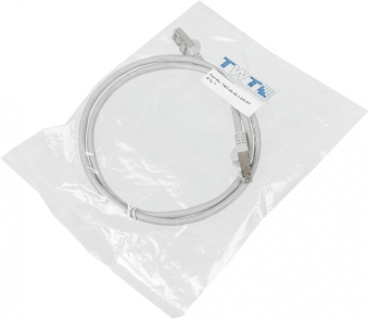 Патч-корд Lanmaster TWT-45-45-1.0/S-GY FTP RJ-45 вил.-вилка RJ-45 кат.5E 1м серый ПВХ (уп.:1шт) - купить недорого с доставкой в интернет-магазине