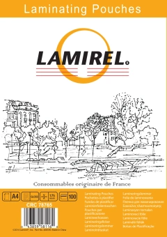 Пленка для ламинирования Fellowes 175мкм A4 (100шт) глянцевая Lamirel LA-7876501 (LA-78765) - купить недорого с доставкой в интернет-магазине