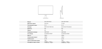 Монитор Dahua 27" DHI-LM27-P501 серебристый IPS LED 5ms 16:9 HDMI матовая 2000:1 400cd 178гр/178гр 5120x2880 60Hz DP 5K USB 5.78кг - купить недорого с доставкой в интернет-магазине
