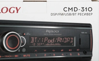 Автомагнитола Prology CMD-310 1DIN 4x55Вт AUX DSP 3 RDS (PRCMD310) - купить недорого с доставкой в интернет-магазине