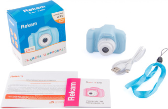 Фотоаппарат Rekam iLook K330i голубой 20Mpix 2" 720p microSDHC CMOS/Li-Ion - купить недорого с доставкой в интернет-магазине