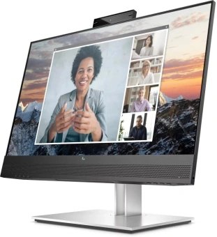 Монитор HP 23.8" E24m G4 Conferencing черный IPS 16:9 HDMI M/M Cam матовая HAS Piv 300cd 178гр/178гр 1920x1080 75Hz DP FHD 7.39кг - купить недорого с доставкой в интернет-магазине