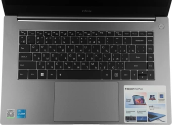 Ноутбук Infinix Inbook X3 Plus 12TH XL31 Core i3 1215U 8Gb SSD256Gb Intel UHD Graphics 15.6" IPS FHD (1920x1080) FreeDOS grey WiFi BT Cam (71008301378) - купить недорого с доставкой в интернет-магазине