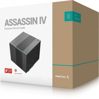Устройство охлаждения(кулер) Deepcool Assassin IV Soc-AM5/AM4/1151/1200/2066/1700 черный 4-pin 22.6dB Al+Cu 280W 1575gr Ret (R-ASN4-BKNNMT-G) - купить недорого с доставкой в интернет-магазине