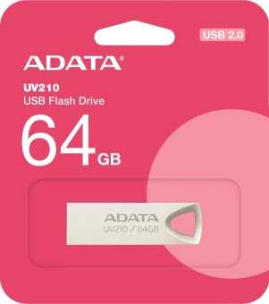 Флеш Диск A-Data 64GB UV210 AUV210-64G-RGD USB2.0 золотистый - купить недорого с доставкой в интернет-магазине