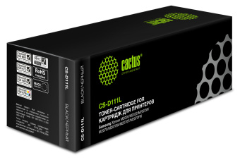 Картридж лазерный Cactus CS-D111L MLT-D111L черный (1800стр.) для Samsung Xpress M2022/M2020/M2021/M2020W/M2070/M2070FW/M2071 /M2071FH/M2021W/M2022W/M2070F/M2070W/M2071F - купить недорого с доставкой в интернет-магазине