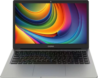 Ноутбук Digma EVE P4850 Pentium N5030 8Gb SSD256Gb Intel UHD Graphics 605 14" IPS FHD (1920x1080) Windows 11 Pro dk.grey WiFi BT Cam 4800mAh (DN14N5-8CXW01) - купить недорого с доставкой в интернет-магазине