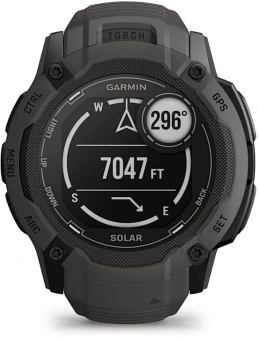 Смарт-часы Garmin Instinct 2X Solar 50мм 1" MIP корп.черный рем.черный (010-02805-00) - купить недорого с доставкой в интернет-магазине