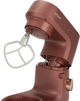 Миксер планетарный Vitek Элегия VT-PM0661 2000Вт кофейный - купить недорого с доставкой в интернет-магазине