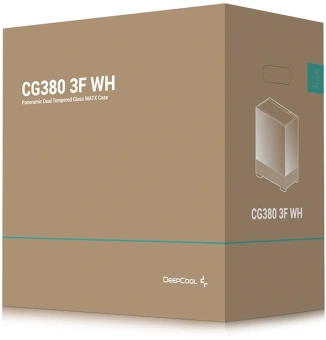 Корпус Deepcool CG380 3F белый без БП mATX 6x120mm 3x140mm 2xUSB3.0 audio bott PSU - купить недорого с доставкой в интернет-магазине