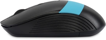 Мышь Оклик 310MW черный/синий оптическая 3200dpi беспров. USB для ноутбука 4but (1869090) - купить недорого с доставкой в интернет-магазине