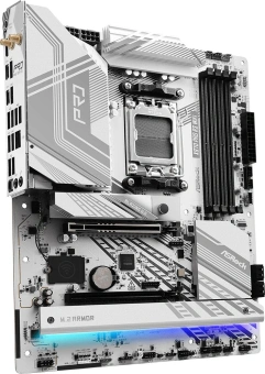 Материнская плата Asrock X870 PRO RS WIFI Socket AM5 AMD X870 4xDDR5 ATX AC`97 8ch(7.1) 2.5Gg RAID+HDMI - купить недорого с доставкой в интернет-магазине