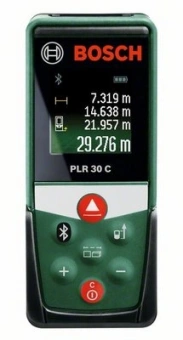 Лазерный дальномер Bosch PLR 30 C 2кл.лаз. 635нм цв.луч. красный (0603672120) - купить недорого с доставкой в интернет-магазине