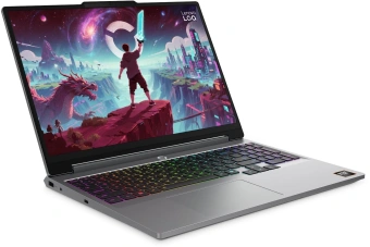 Ноутбук Lenovo LOQ 15AHP11 Ryzen 7 250 16Gb SSD512Gb NVIDIA GeForce RTX 5060 8Gb 15.3" IPS WUXGA (1920x1200) без ОС grey WiFi BT Cam (83TN003GPS) - купить недорого с доставкой в интернет-магазине