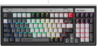 Клавиатура A4Tech Bloody B950 механическая серый/черный USB for gamer LED (B950) - купить недорого с доставкой в интернет-магазине