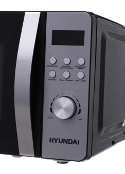 Микроволновая Печь Hyundai HYM-D2071 20л. 700Вт черный/серебристый - купить недорого с доставкой в интернет-магазине