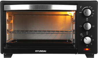 Мини-печь Hyundai MIO-HY090 20л. 1380Вт черный - цена, купить или заказать с доставкой в интернет-магазине Мини-печь Hyundai MIO-HY090 20л. 1380Вт черный - купить недорого с доставкой в интернет-магазине