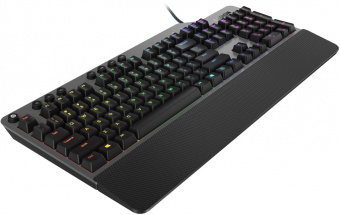 Клавиатура Lenovo Legion K500 RGB механическая черный USB Multimedia for gamer LED (подставка для запястий) - купить недорого с доставкой в интернет-магазине
